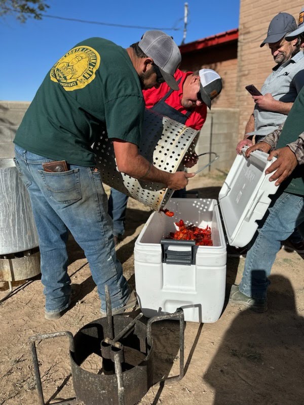 Chef Preparing Louisiana Seafood